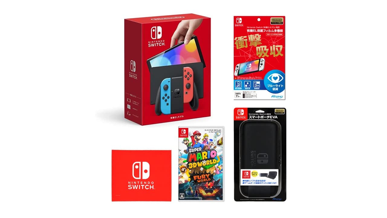Amazon.co.jp: Nintendo Switch(有機ELモデル) Joy-Con(L) ネオン 