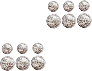 INOOMP 12 Pcs Glitter Beach Ball Clear Beach Balls Inflatable Beach Ball Transparent Beach Balls Inflatable Toy Ball Photo Props Flash Sequins Inflatable Toy Beach Ball Flash Toy