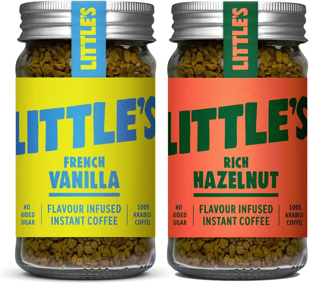Little’s Flavoured Coffee 2 Jars ( French Vanilla & Rich Hazelnut)