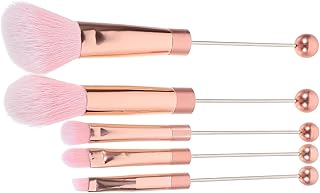 FOMIYES 5pcs Rose Gold Handle Makeup Brush Se...