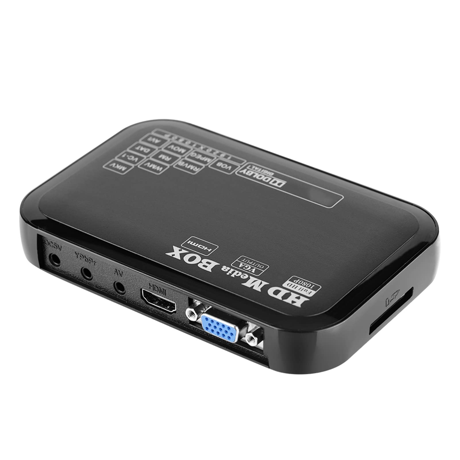 Boîtier Media Full HD 1080p Lecteur Multimédia Vidéo - Prise en charge USB, MP3, AVI, MKV, RMVB et autres formats - Alimentation 110-240V
