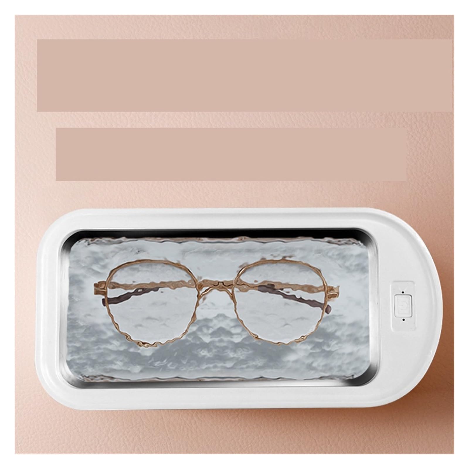 Nettoyeur à ultrasons Nettoyeur de dents portable ultra-portable avec minuterie, nettoyeur professionnel for la maison pour le nettoyage des bijoux, des lunettes, des montres