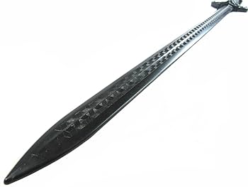 金属製の彫刻入り剣 約120cm 5759u11_02.jpg