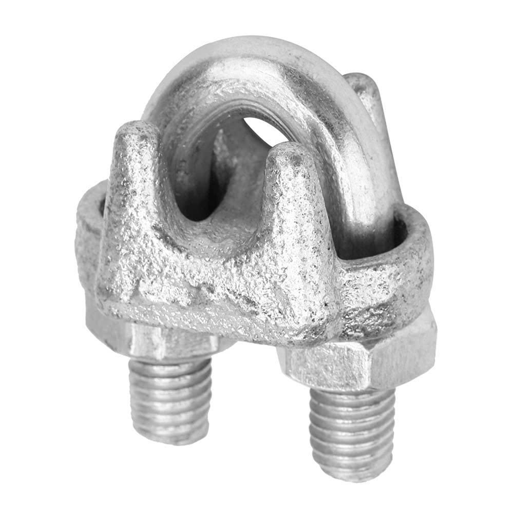Lot De 16 Serre-câbles Inox M10 – Pour Câbles Acier, Fils, Cordes Jusqu’à 10 Mm