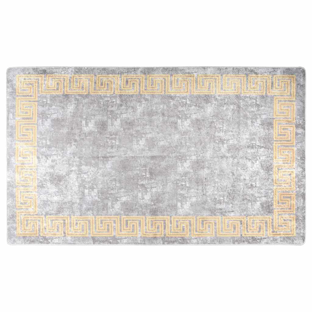 Tapis de chambre doux gris 120x180 idéal pour pieds nus