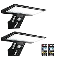 JESLED Luce Solare LED Esterno, 90 LED Faretti Solari a da Esterno con Sensore di Movimento