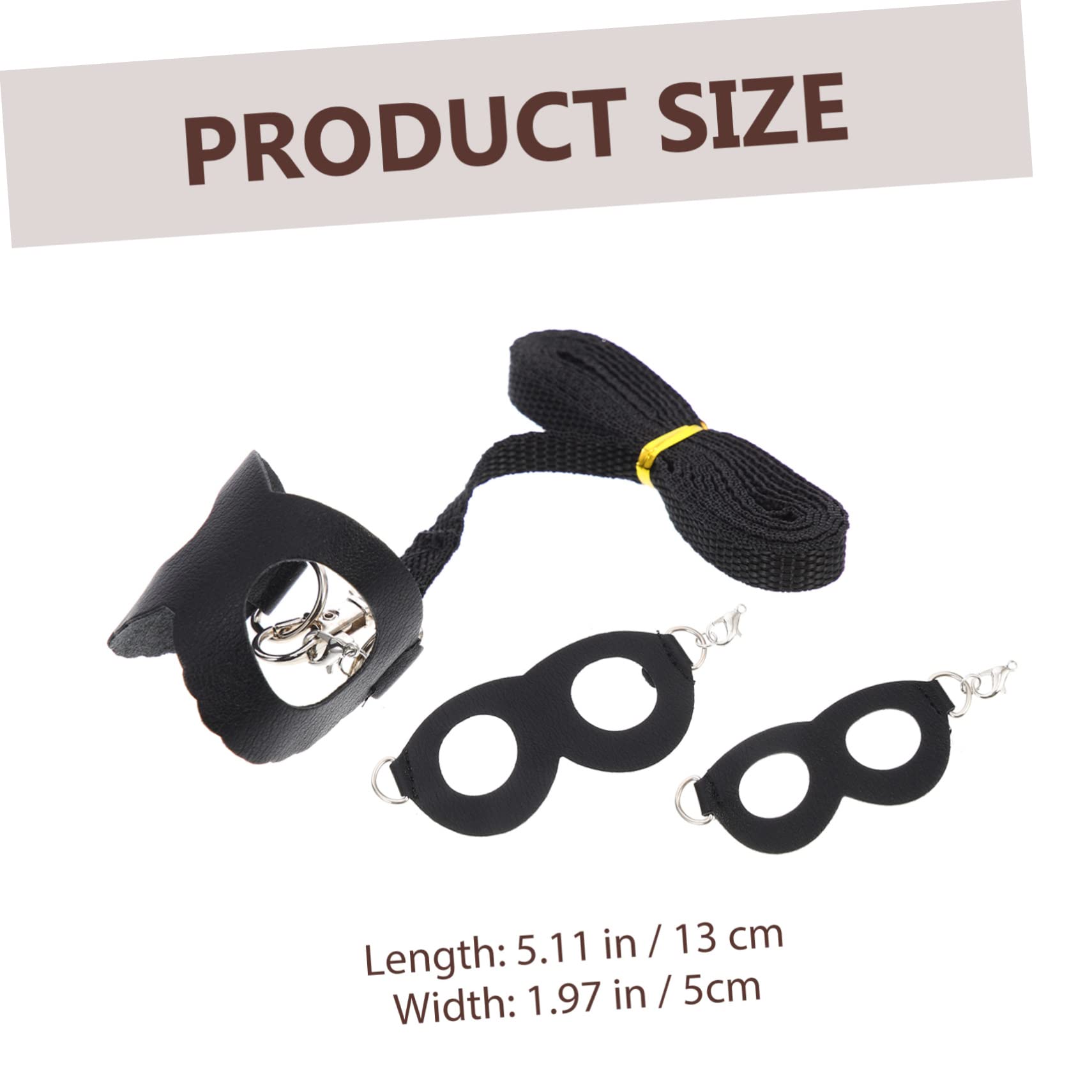 BESTonZON 2Sets Convenient Hamster Harnesses with Leashes Wear Resistant Sugar Glider Accessories Portable Design for Outdoor Activities Comfortable and Durable Material Stylish