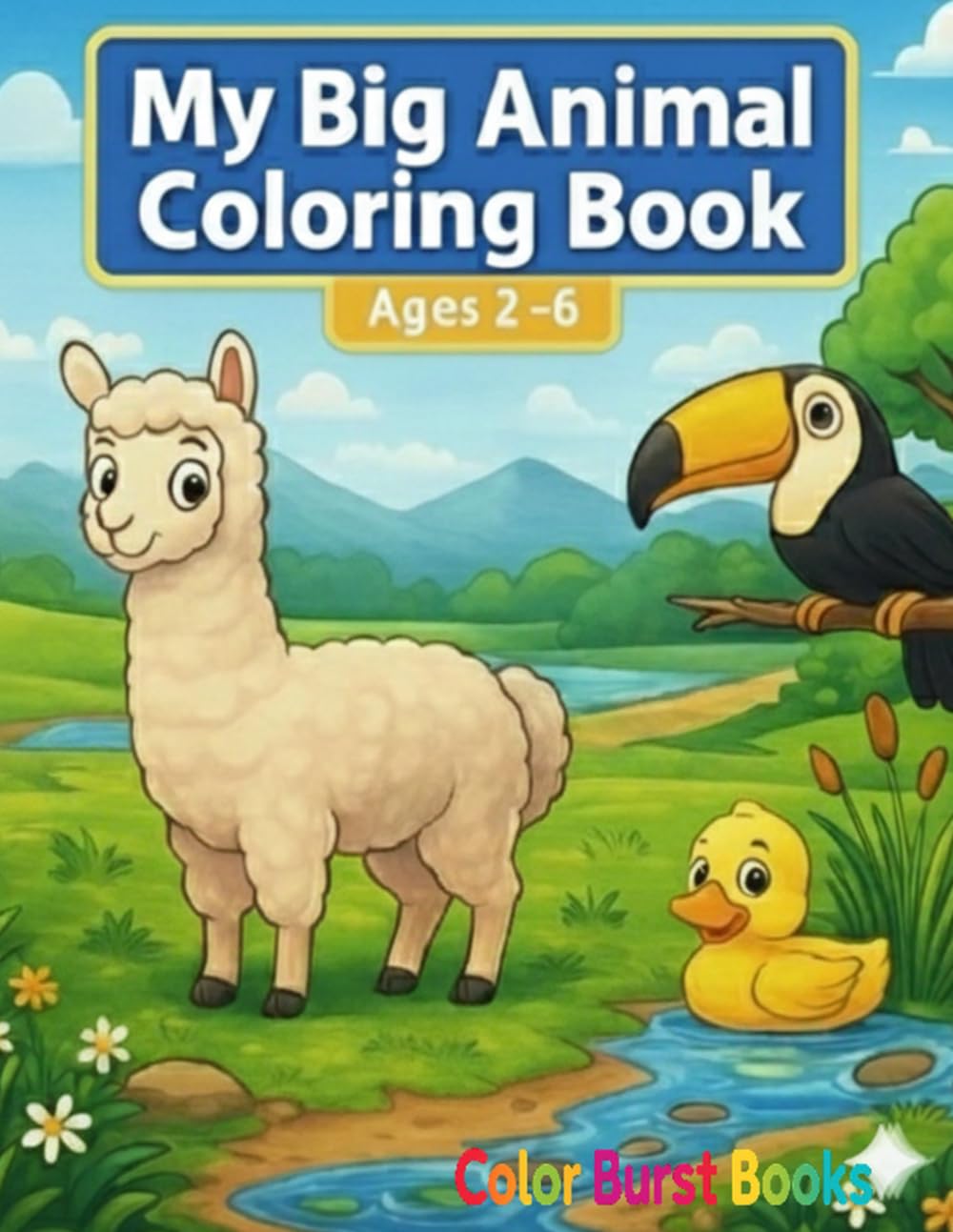 MY BIG ANIMAL COLORING BOOK