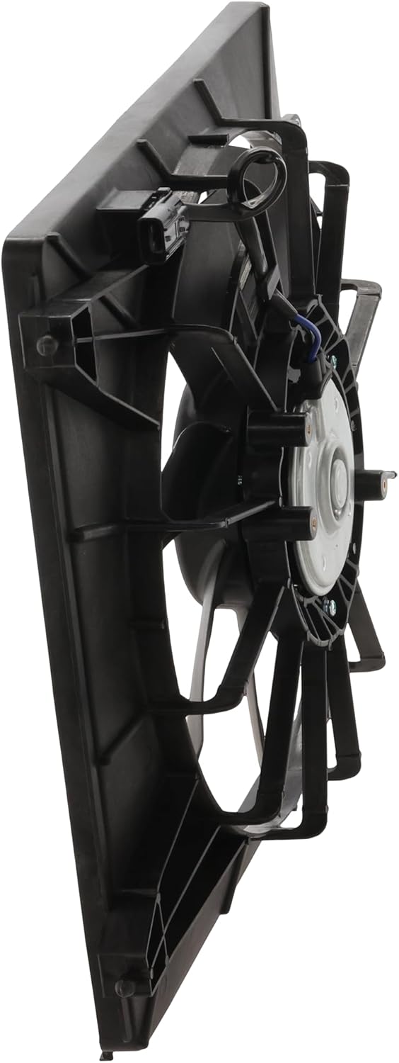 Evan Fischer A/C Condenser Cooling Fan Compatible with 2008-2012 Honda Accord, Fits 2009-2014 Acura TSX, Fits 2012-2015 Honda Crosstour Passenger Side HO3113123