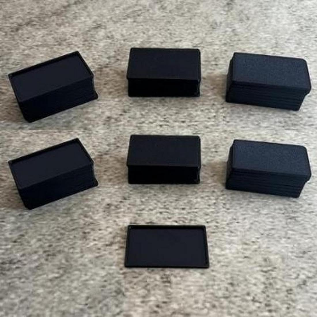 ULEIVA Separator Small Pack of 60 Black 51 x 30 mm Divider Replacement Part Compatible with Stanley Small Parts Magazine 1-93-980 1-93-981 (60 Pieces Black)