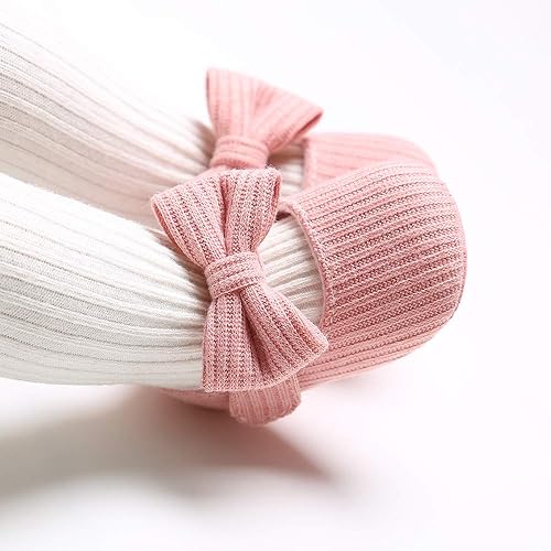 Miniatura 2 de Ohwawadi - Calcetines de forro polar para bebé o niña, suaves y calientes, botas o zapatos para bebés recién nacidos, con estilos de dibujos