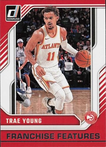 2024-25 DONRUSS FRANCHISE FEATURES 9 TRAE YOUNG ATLANTA HAWKS BASKETBALL OFFICIAL TRADING CARD OF NBA