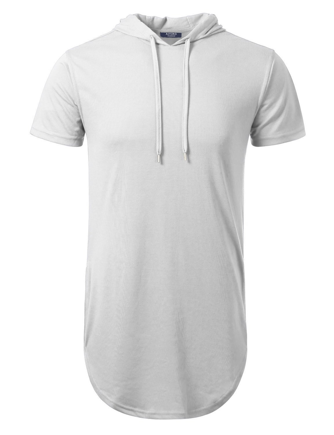 Aiyino Men's Hipster Hip Hop Longline Pullover Hoodies Shirts