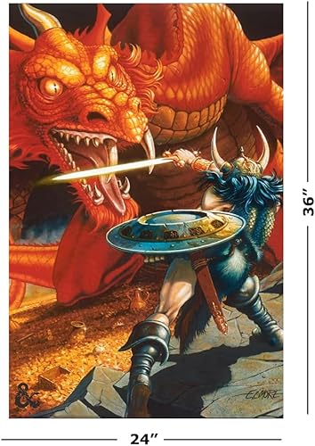 Miniatura 2 de Dungeons & Dragons - Póster de fantasíajuegos (Dragon Battle) (tamaño 24" x 36")