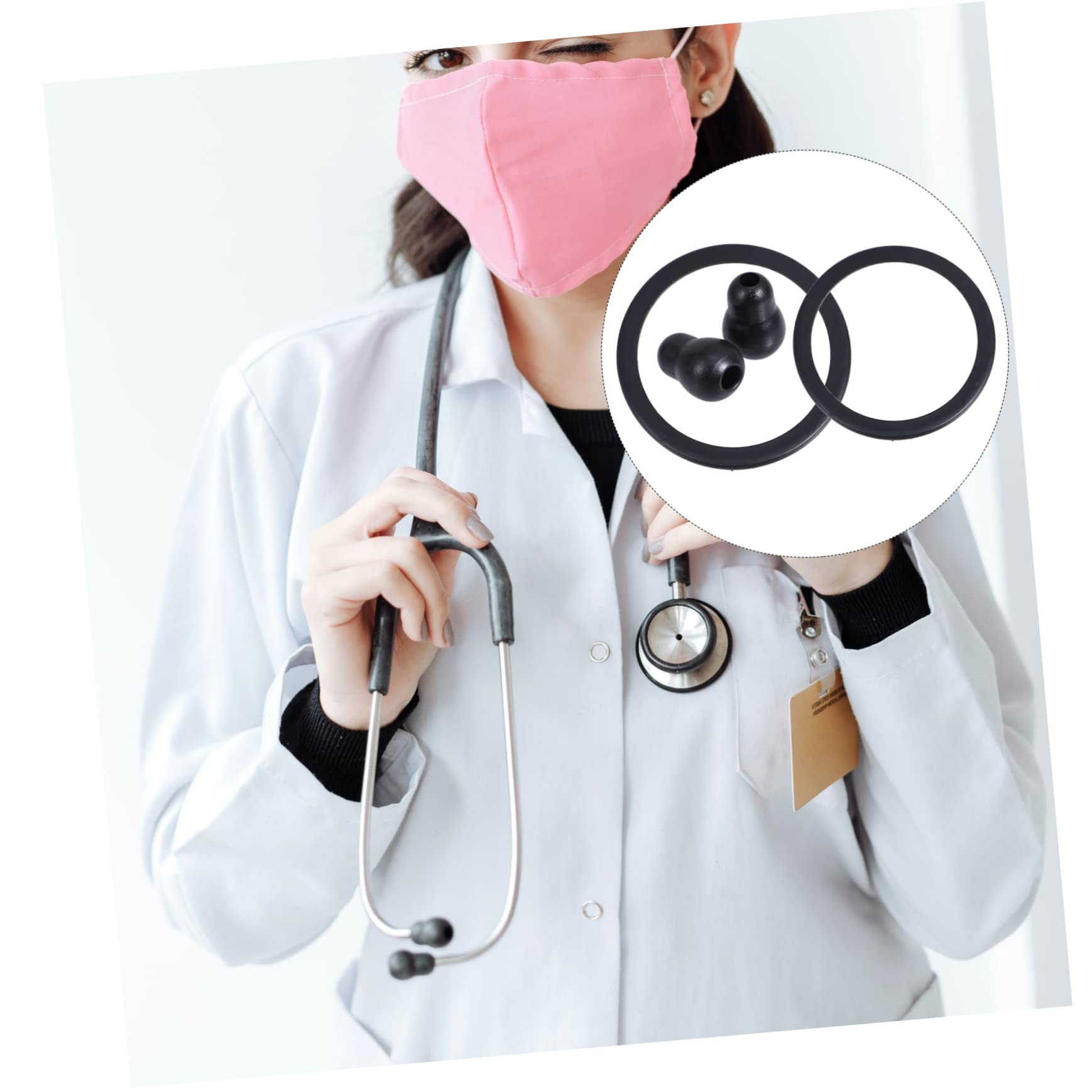 SOLUSTRE 10sätze Ersatz-ohrstöpsel Für Stethoskope Premium Ohrpolster Für Kliniken Und Krankenhäuser Passend Für Gängige Modelle Teiligem Set Membran Ohrstöpsel