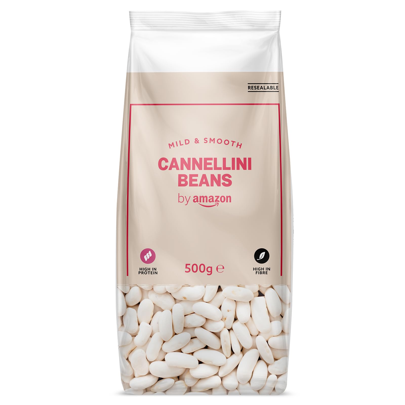 by Amazon Cannellini Beans, 500g (Pack of 1)