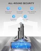 Morpilot 6500 mAh akkumulátor Dyson V10 SV12 porszívóhoz 4