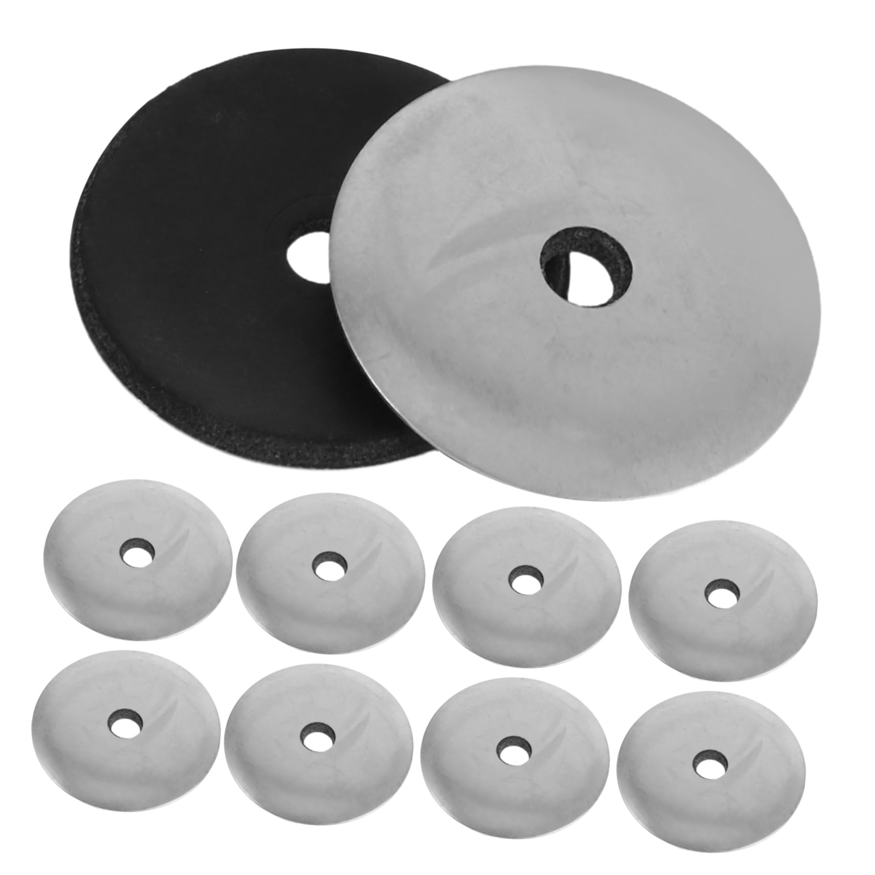 Mikikit 10pcs Screw Washer Set High-Temperature Resistant Stainless Steel Washers for Plumbing and Sealing