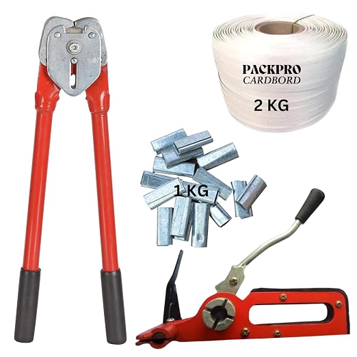PackPro Cardboard Combo Heavy-Duty Box Strapping Packing Tool Kit ...
