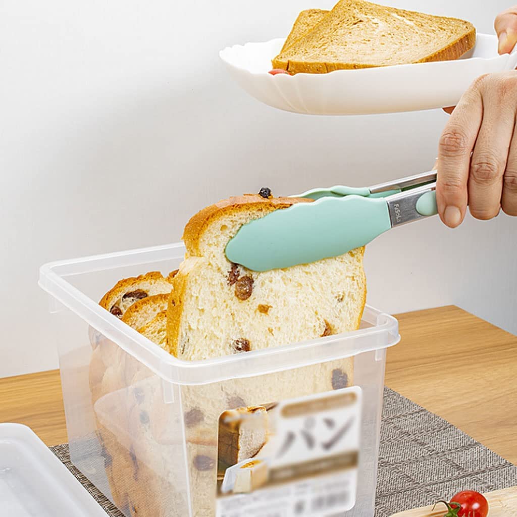 LIOONS Contenitore per Il Pane Resistente e Sicuro, portapane in plastica Trasparente, portapane Portatile, Grande capacità e Pratico portapane