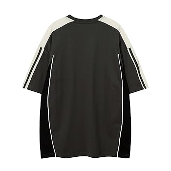 Mens Oversize Graphic Raglan T Shirt Vintage Letter Print