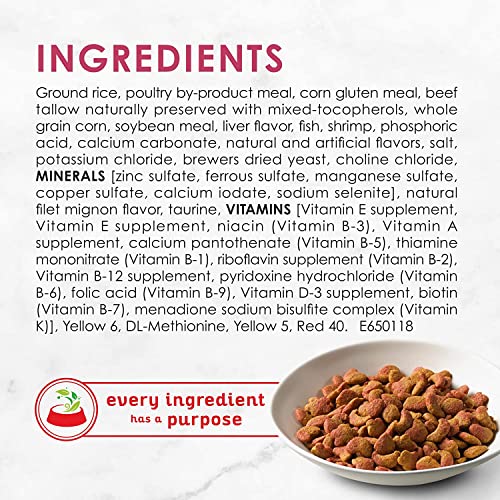 Fancy Feast Gourmet Gold Filet Mignon Flavor with Seafood and Shrimp Dry Cat Food (16-oz Pouch) - image 7