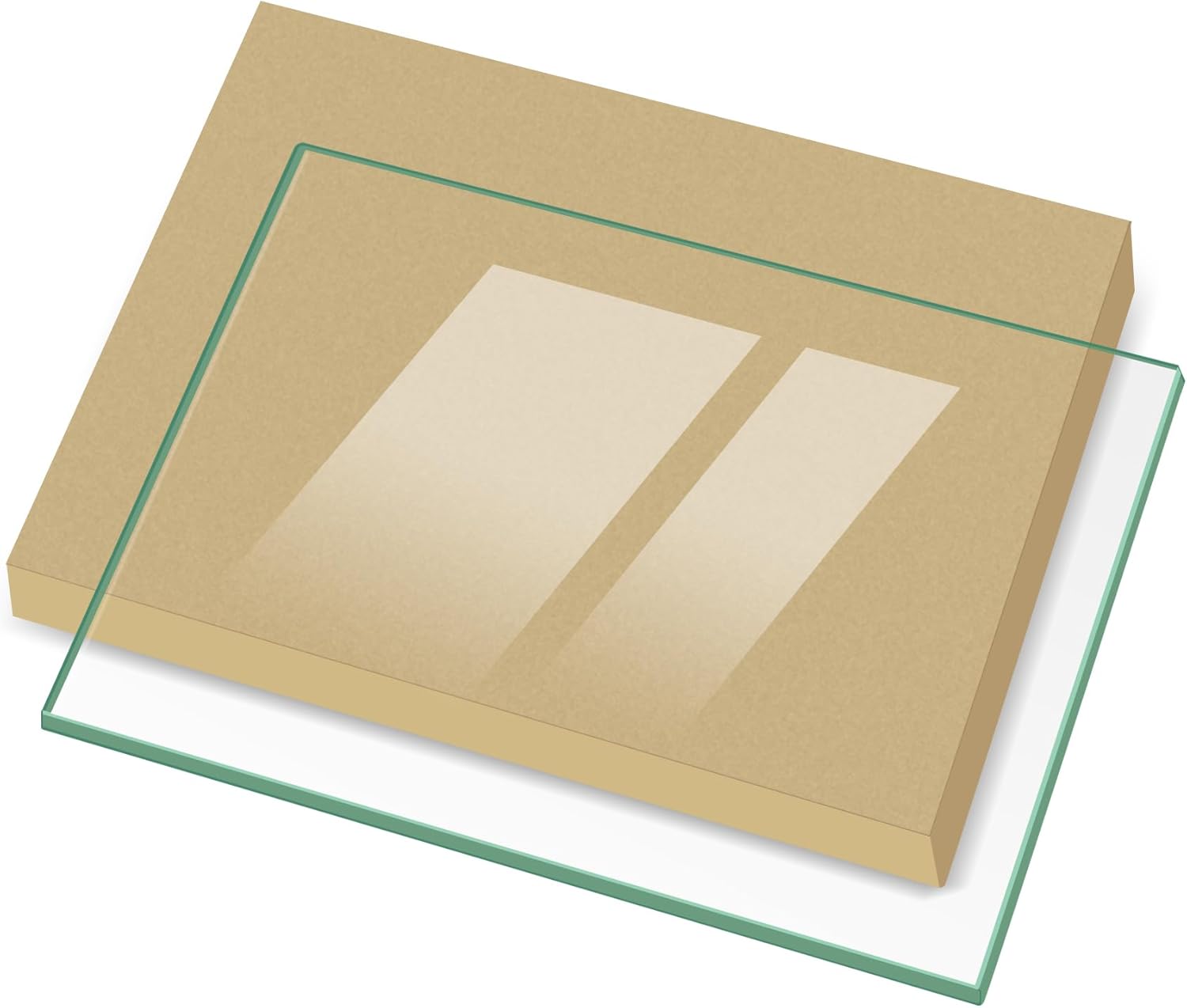 240350609 Refrigerator Glass Shelf Crisper Pan Insert Compatible with Frigidaire Kenmore, Refrigerator glass shelf, Crisper Drawer Cover Parts LFHT2131QE1 AP2115929 FFHT2131QS6