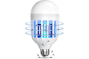 Ultra-Efficient Bug Zapper Light Bulb: Neutralize Mosquitoes and Insects with Illuminating Protection
