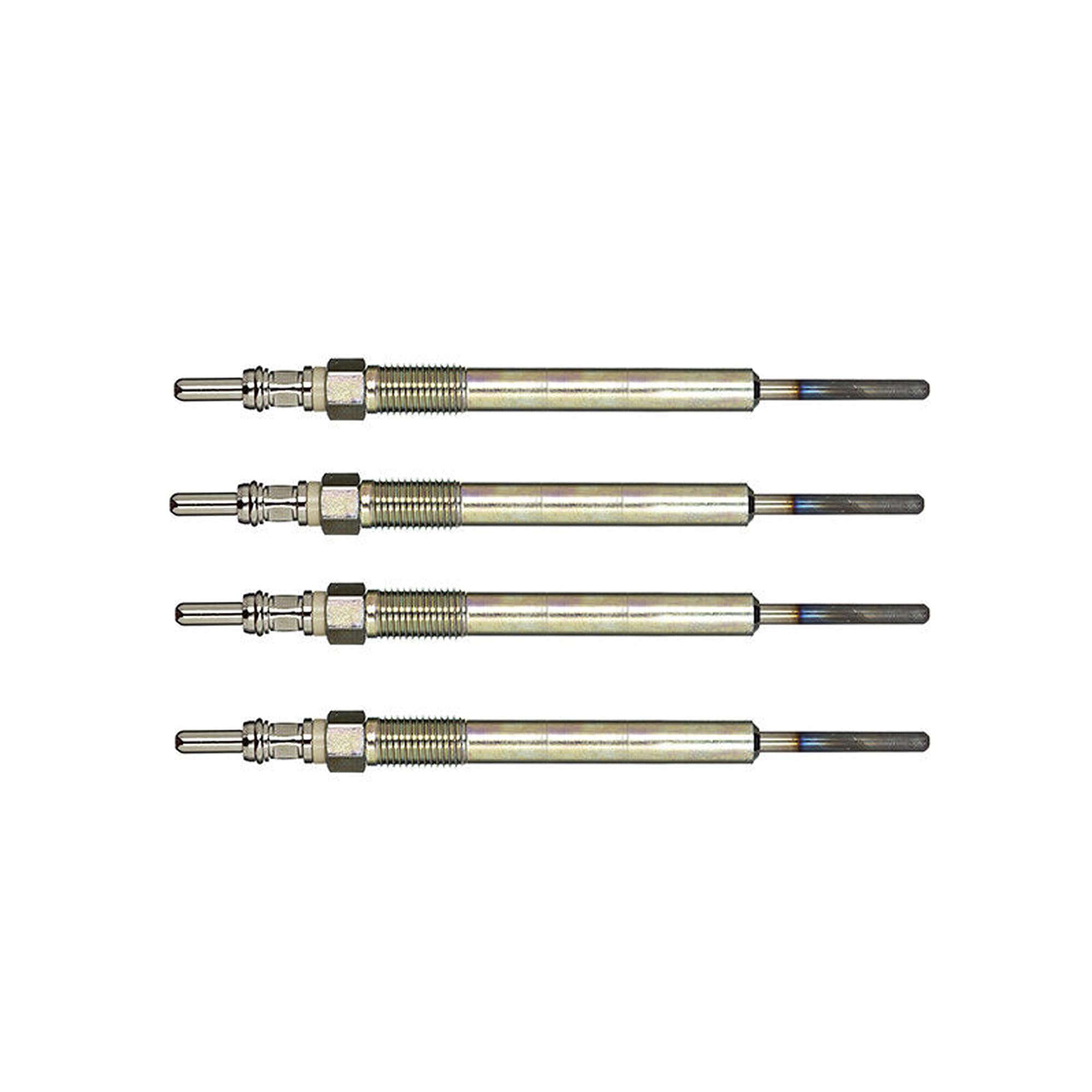 Partsline (Lot de 4) Bougie de préchauffage 1.3 diesel compatible avec Mito, Aveo, Nemo, 500, Doblo, Fiorino, Idea, Linea, Panda, Punto, Musa, Astra J, Corsa D - 55210051 55564219