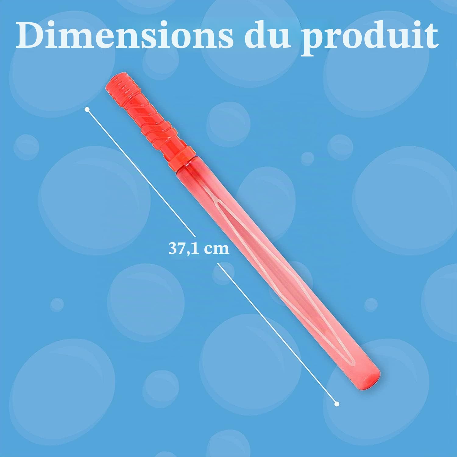 JOYIN Lot de 24 geantes baguettes à bulles de 37cm en vrac (2 douzaines) baguette enfant pour jouets d'été, activités d'extérieur, Pâques, bulles de fête, Jouets d'extérieur pour le jardin pour enfant