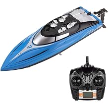 Remote Control Ship for Boys and Adults High Speed Rc Boat for Pools and Lakes 20+ MPH 2.4 GHz Racing Boats for Adults Low Battery Alarm Water Cooling Circulation System
