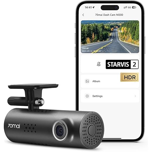 70mai M200 DashCam 1080P 128GB
