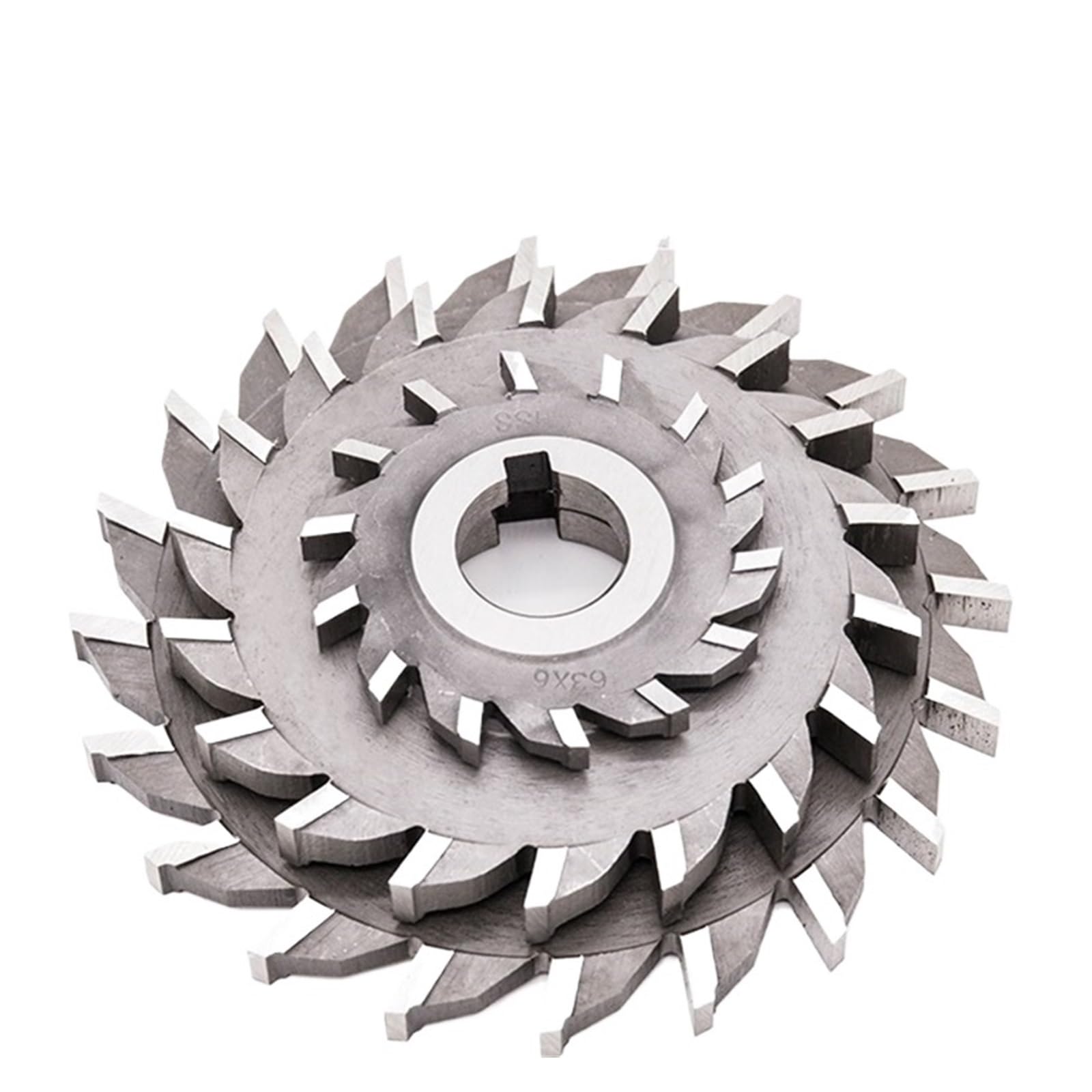 Fresa para engranajes involutos 1 Uds., 50mm, 63mm, 75mm, 80mm, 100mm, 125mm, 130mm, 150mm, fresa HSS de tres hojas rectas, espesor de 4mm-20mm(80mm,18mm)