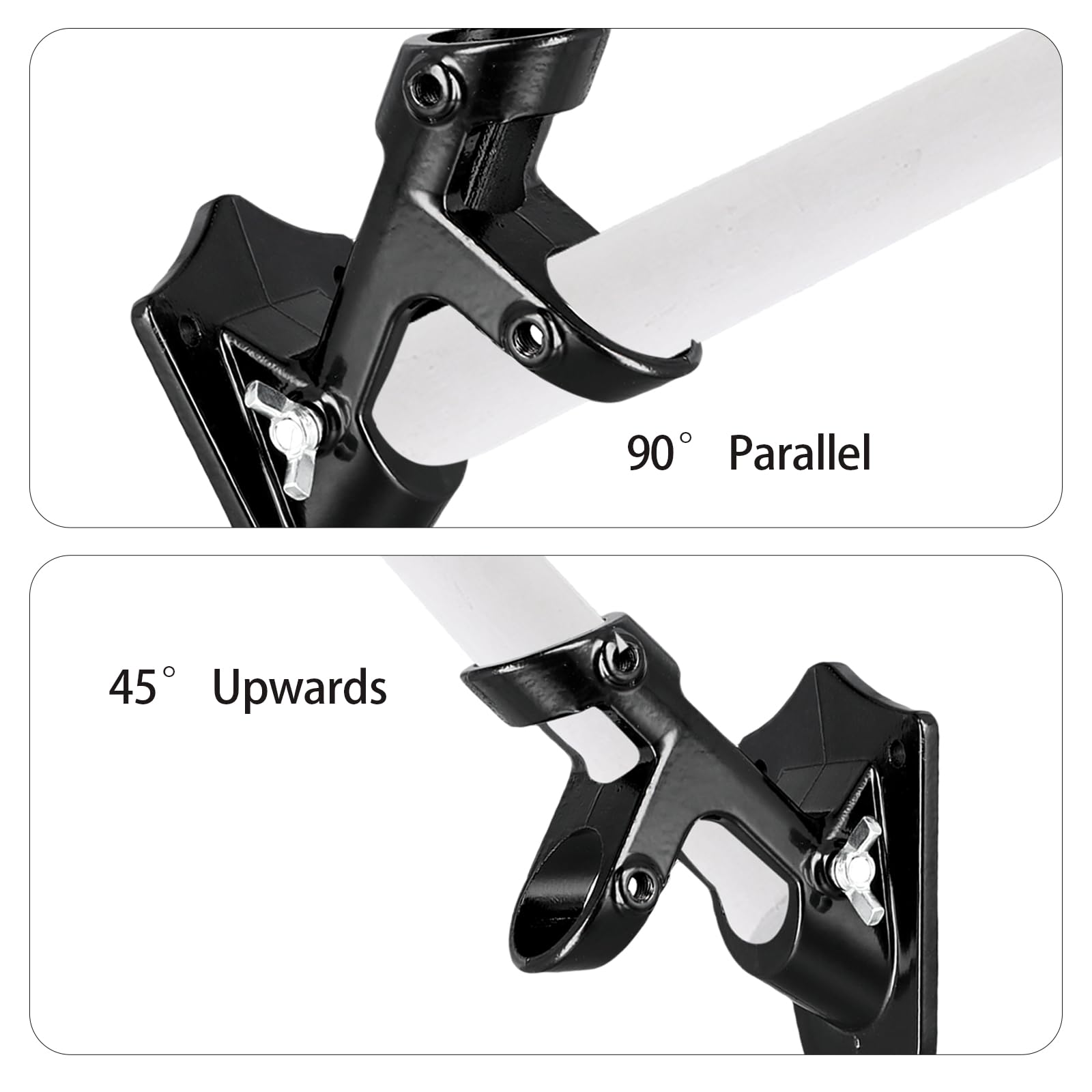 Porta Bandiera Supporto Regolabile Per Asta Bandiera BRAFFA - Attacco Da 1 Pollice, Ideale Per Balconi E Giardino! Asta Bandiera Barca - Foto 11