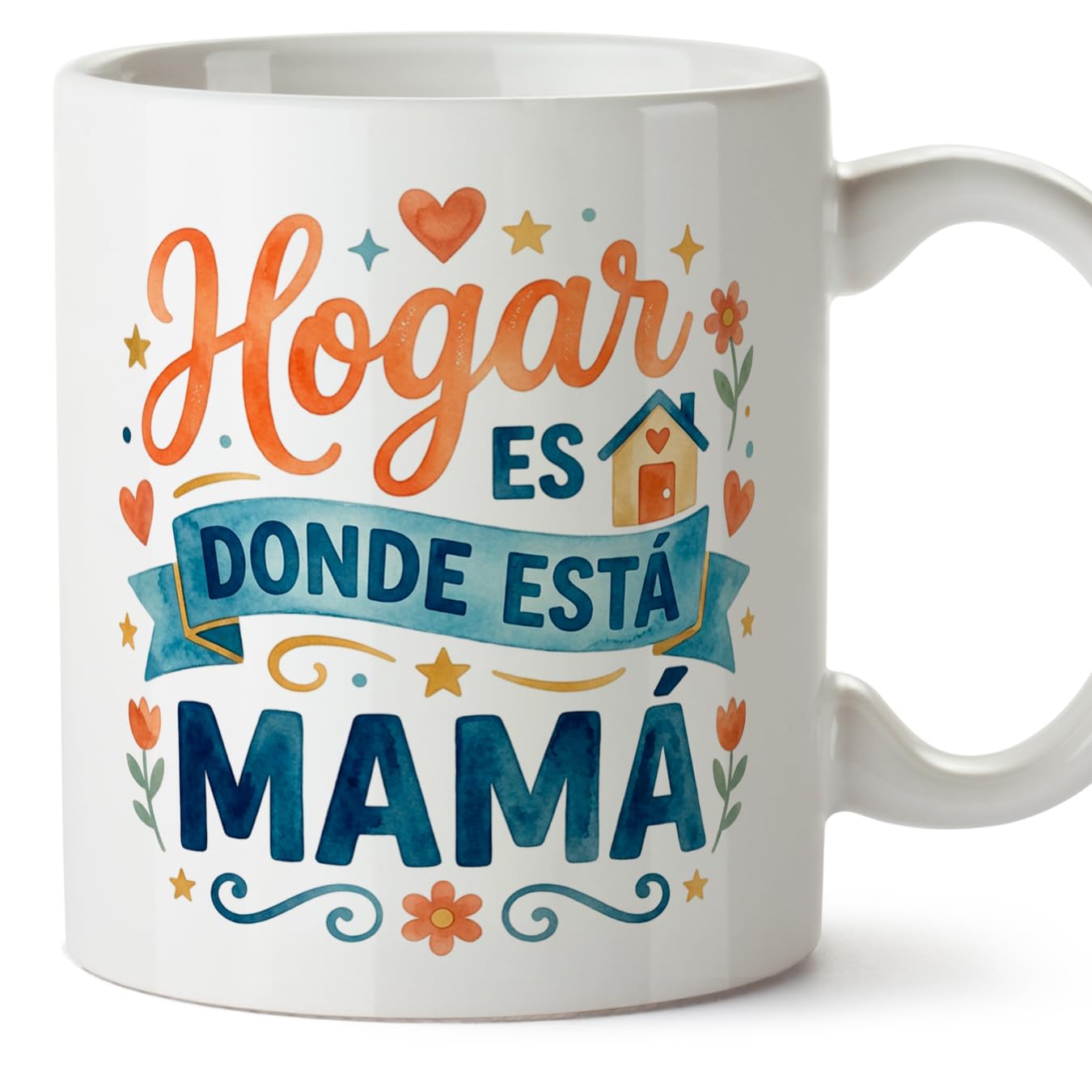 MUGFFINS Taza mamá con frase Para la mejor mamá del mundo en Español | regalo madre | 330 Ml 11 oz | Idea original para regalar | progenitores v3 — view 47