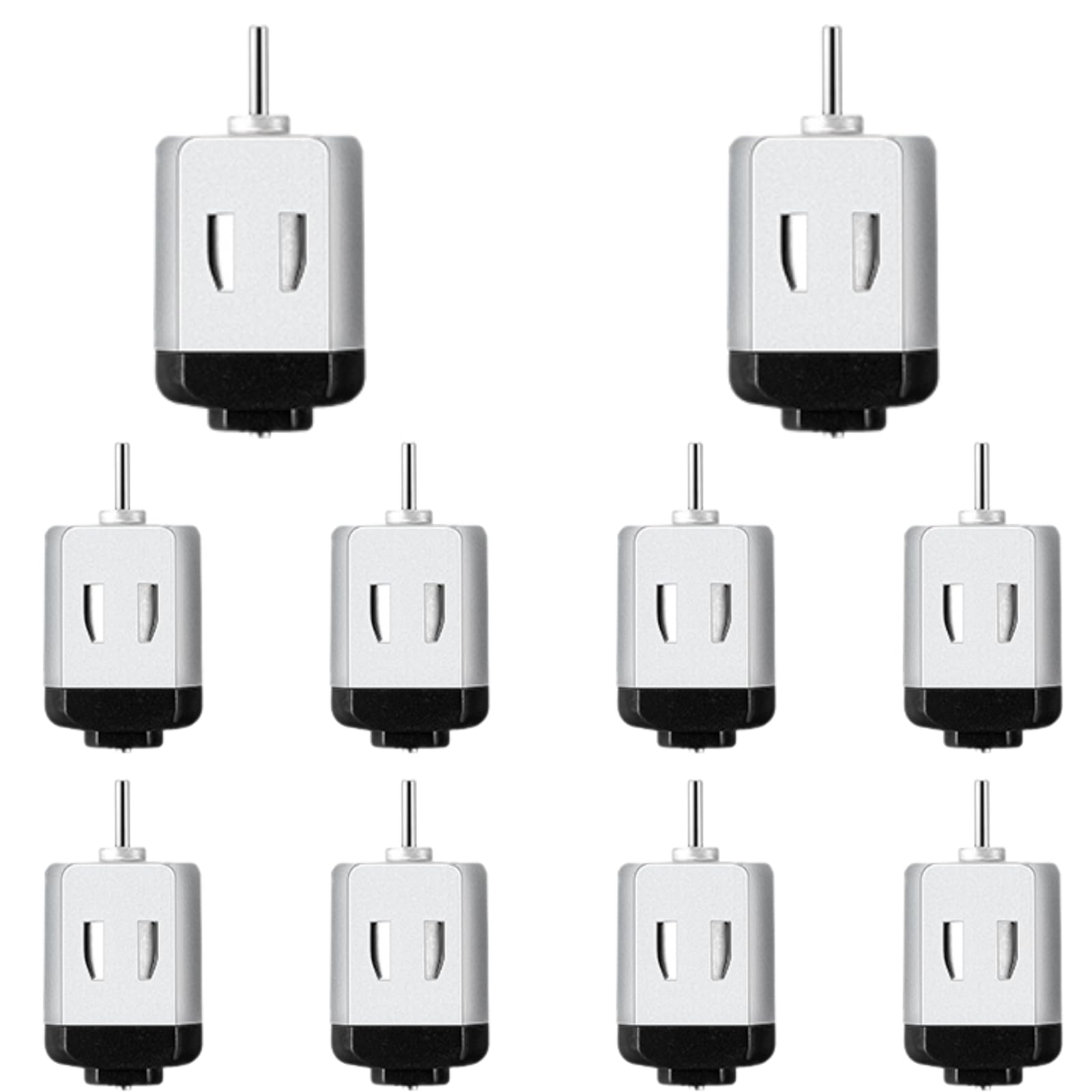 10x Mini Silnik DC 1.5V-6V Micro130 Silnik elektryczny 23000RPM Silny silnik magnetyczny do zabawek samochodowych Robot DIY Wentylator Projekt naukowy STEM