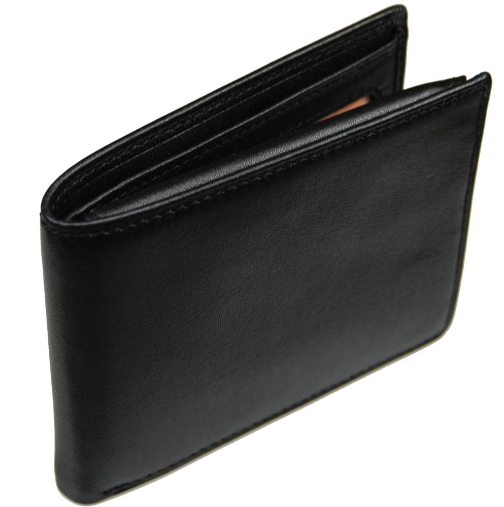 CastelloItalian Soft Leather Flip-Up Billfold with Two I.D.