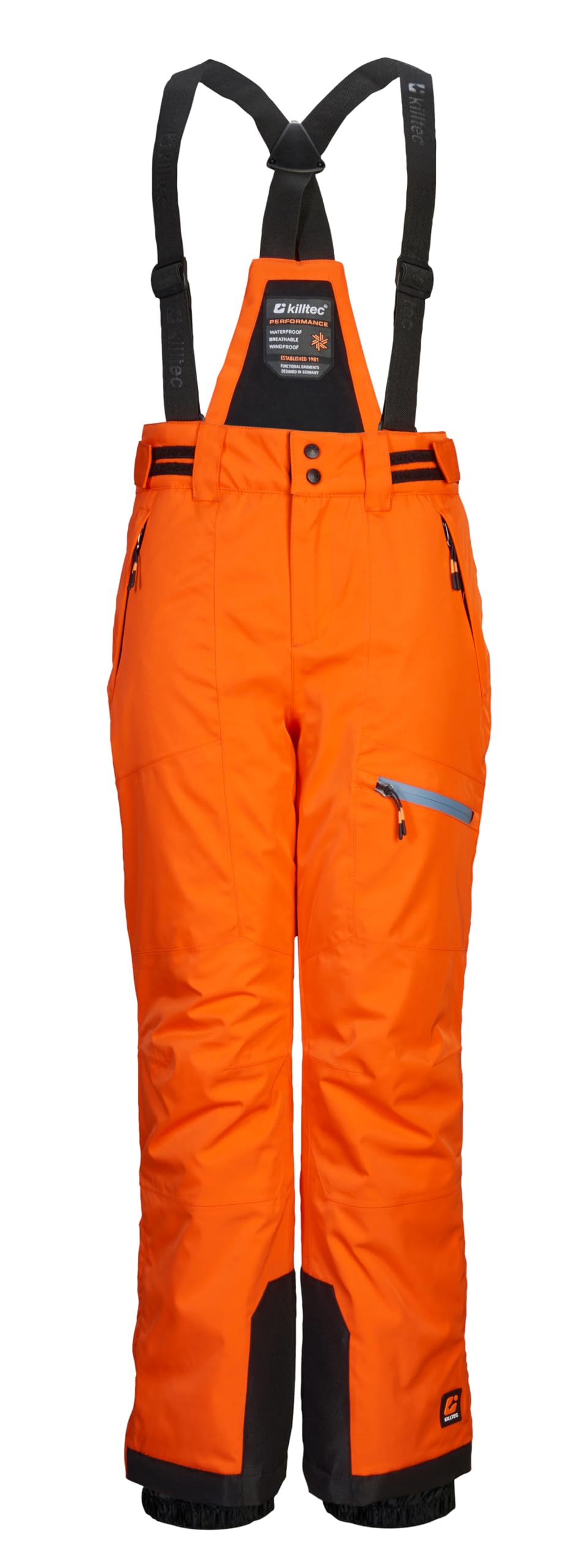 Killtec Jungen Skihose/Funktionshose mit abzippbarem Latz, Kantenschutz und Schneefang Ksw 195 Bys Ski Pnts
