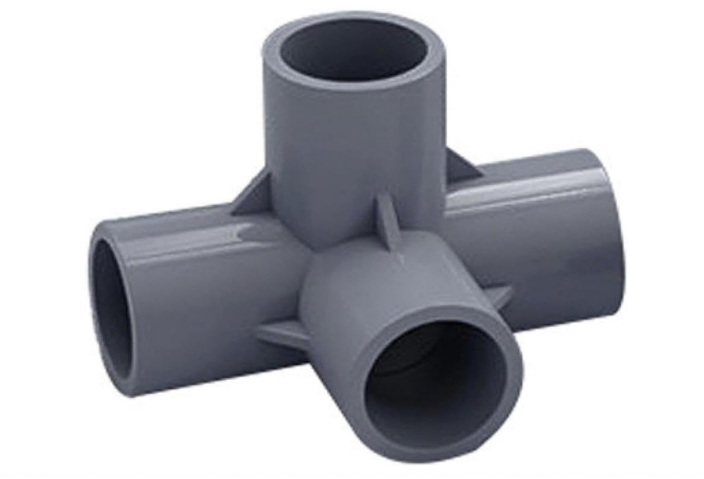 Amazon.co.jp: （10個）ティーPVC管継手 3/4/5/6方向エルボー PVC管継手家具コネクター 三方 パイプ エンビパイプ ...