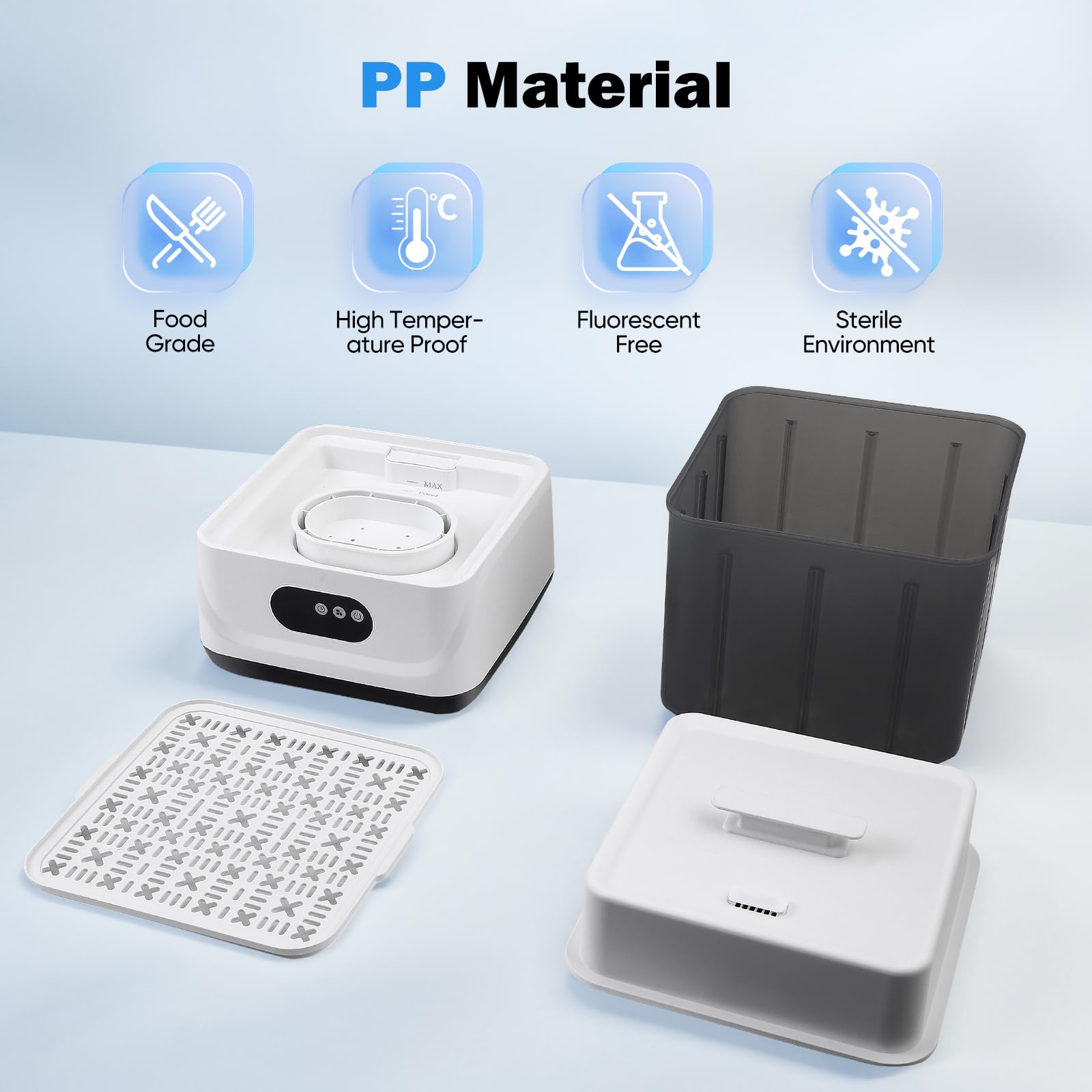 Esterilizador y secador de biberones, esterilizador a vapor eléctrico 4 en 1, con capacidad para 9 biberones y chupetes, esterilizador a vapor de 2 capas para biberones y accesorios
