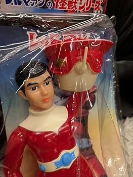 Amazon.co.jp: ソフビ 当時物 レッドマン 新復刻版 面取れ 円谷プロ