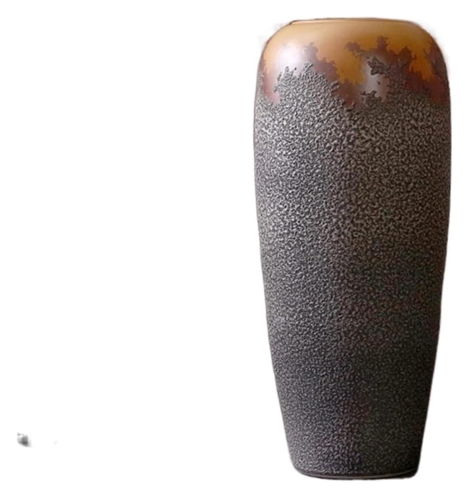 SnamicE Vase Tabletop Flower Vase Floor-to-Ceiling Black Ceramic Vase Vintage Shape Flower Vase Living Room Bedroom Corridor Dried Flower Arrangement Ornaments Vases,90x38cm