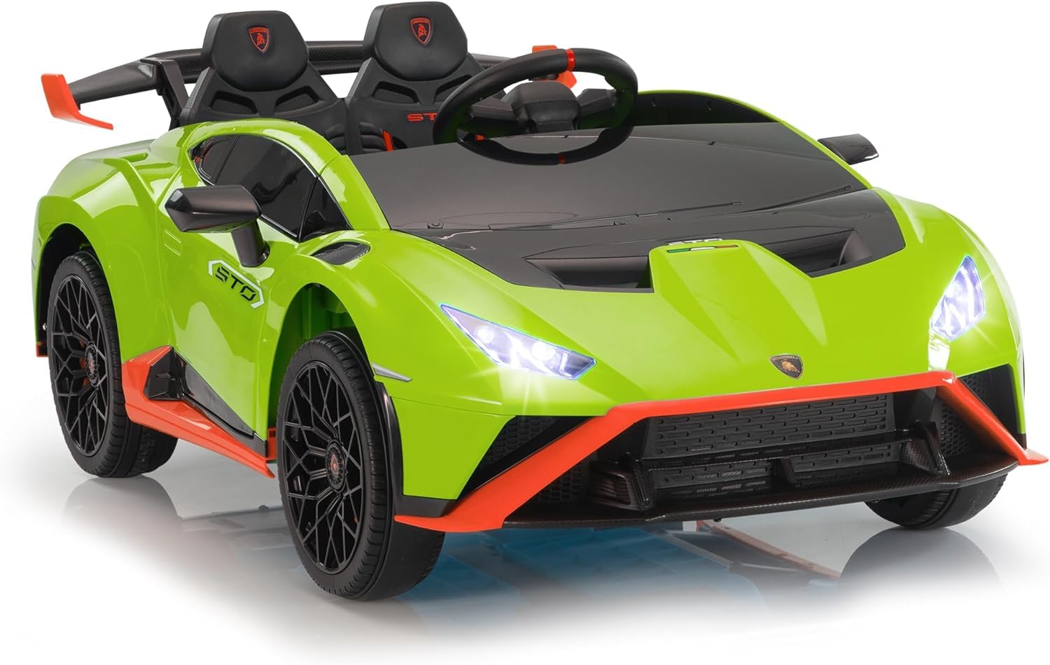 BAYBEE Licensed Lamborghini STO 24V Battery Operated Car for Kids, Ride On Toy Kids Car with 360° Rotational Drift, Music & Light | Baby Big Car | Electric Car for Kids to Drive 3 to 8 Years (Green) (B0CQK64BYV) Amazon Price History, Amazon Price Tracker