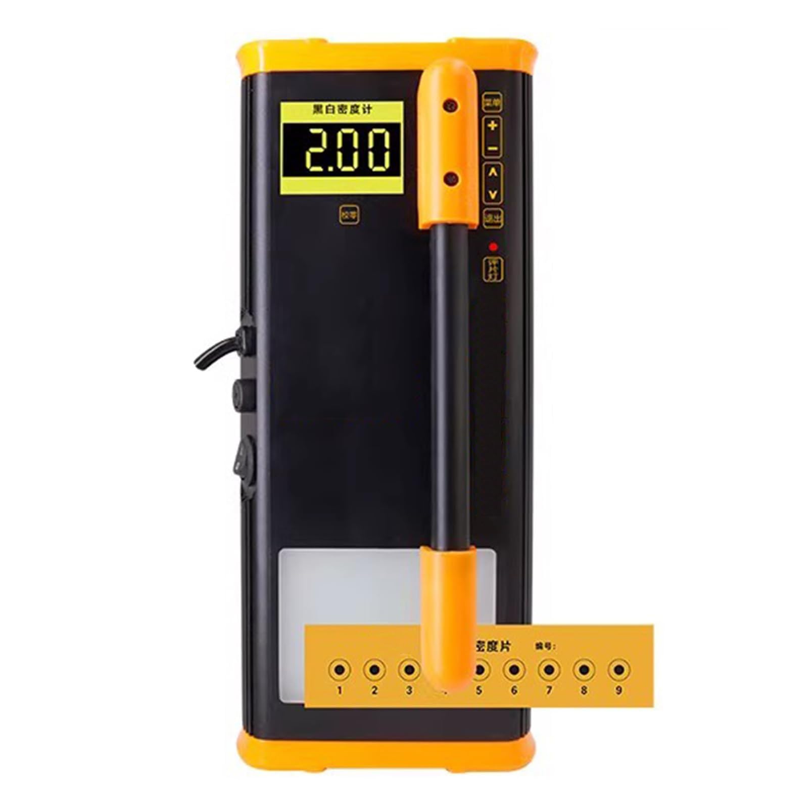 FHRKA Film Transmission Density Meter,Black White Densitometer,Range Is 0~4.5D, Aperture Ф 2mm with LED Film Viewer Light
