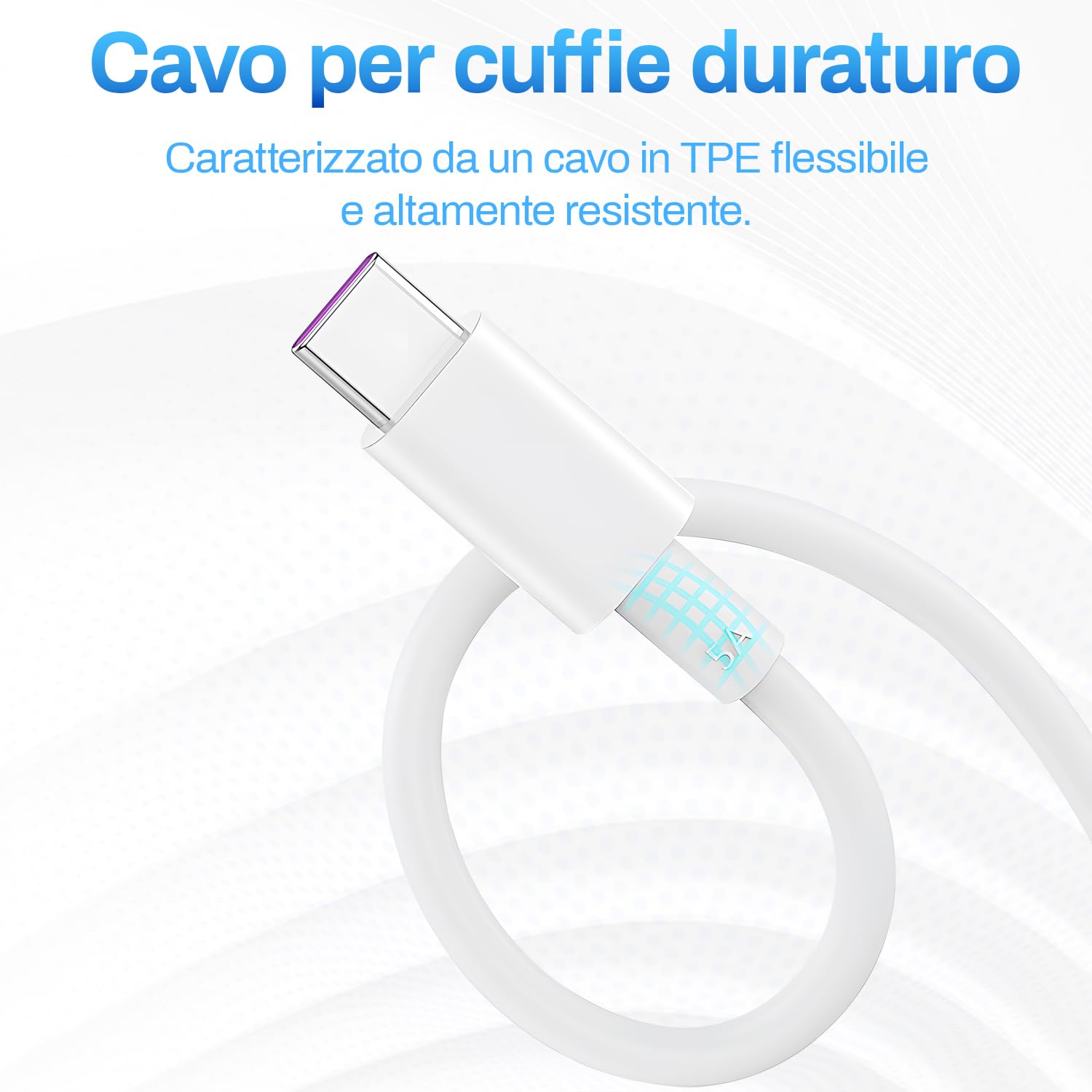 INTOBAS 2 Pack Cuffie USB C per iPhone 16/15 con Microfono, Hi-Fi Stereo Auricolari In-Ear