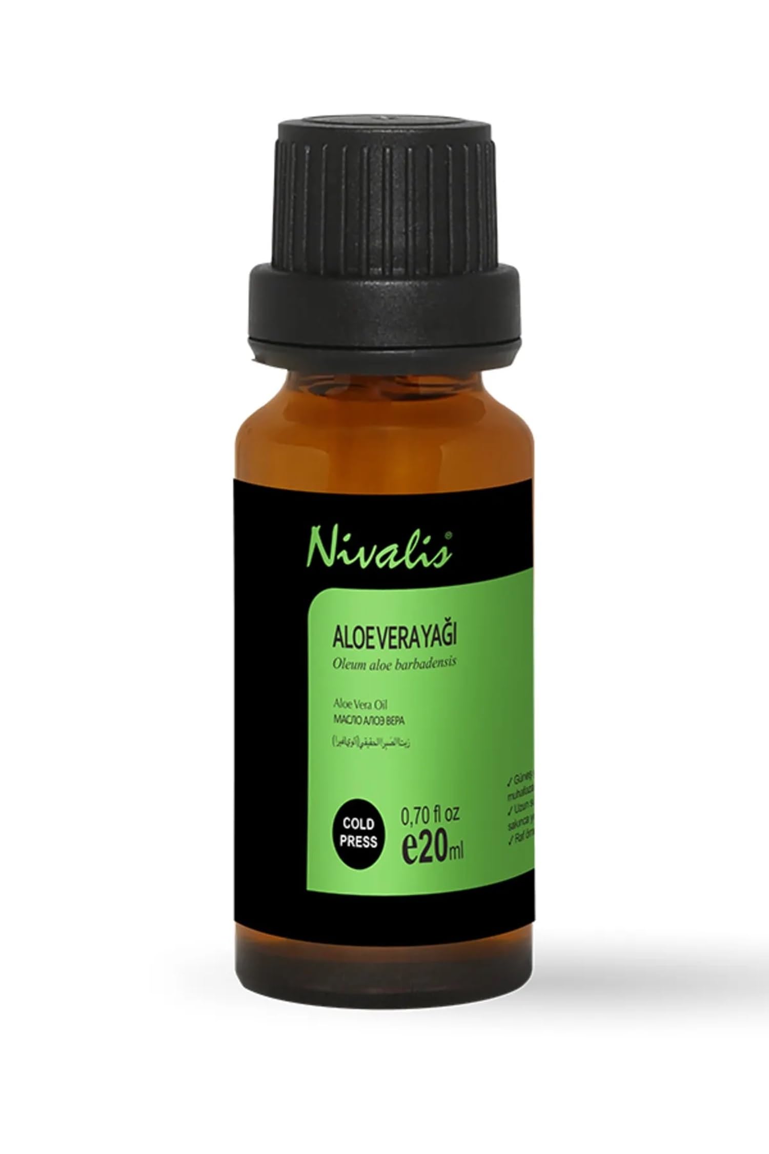 Awe Laboratories Nivalis Aloe Vera Taşıyıcı Yağı, 20ml
