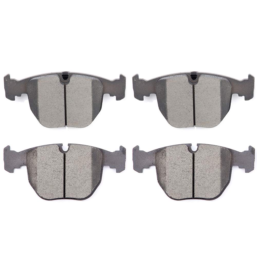 cciyu Ceramic Front Brake Pad Set Fit For 01-03 For BMW 530i,97-03 For BMW 540i,95 97-01 For BMW 740i,95-01 For BMW 740iL,00-03 For BMW M5,00-06 For BMW X5,03-05 For Land Rover Range Rover