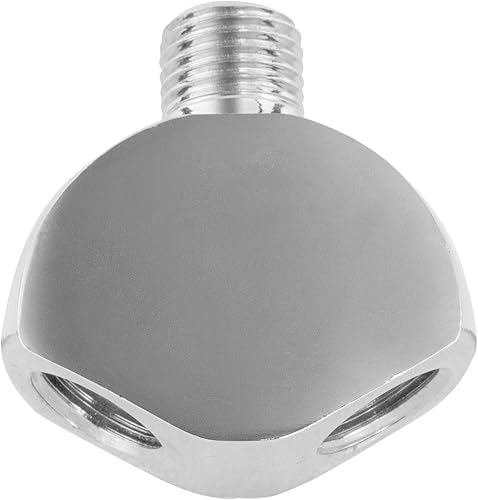 Kegco LH BF13R06 - Regulador de CO2 y divisor en Y, cromado