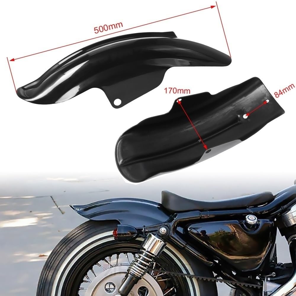 Błotnik tylny do motocykla Dla Bobber Chopper Akcesoria Motocrossowe Części Ramy Tylny Błotnik Uniwersalna Krótka Osłona Przeciwbłotna ABS