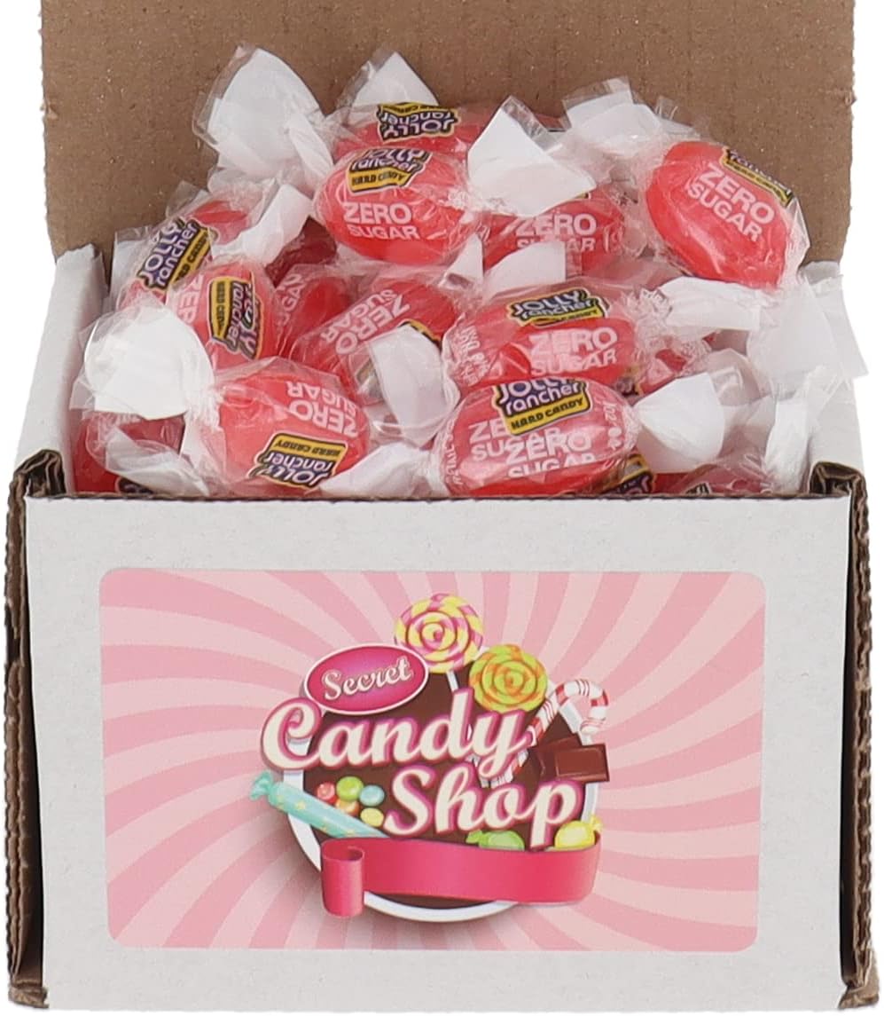 SECRET CANDY SHOP Jolly Rancher Sugar Free Hard in Box (Pack of 50) (Watermelon)
